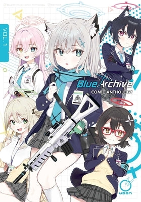 Blue Archive comic anthology Volume 1 paperback by Udon Entertainment, featuring colorful cover art and character illustrations.