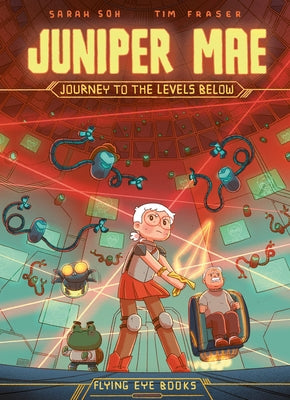Paperback of Juniper Mae: Journey to the Levels Below by Flying Eye Books, showing colorful illustrated cover art.