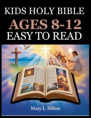 Paperback kids' Holy Bible for ages 8-12 with engaging scripture stories and colorful illustrations to inspire faith and courage.