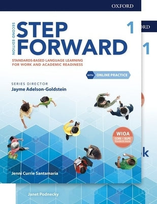 Oxford University Press Step Forward Level 1 student book and workbook pack with online practice for standards-based language learning.