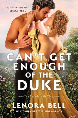 Paperback of "Can't Get Enough of the Duke" by Avon Books featuring a colorful cover with romantic artwork.