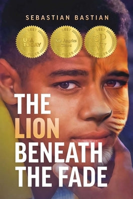 Paperback book titled "The Lion Beneath the Fade" by Advantage Media Group, featuring a cover with a lion image and dark background.