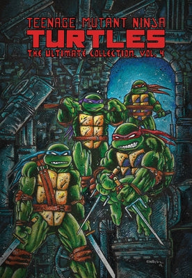 Paperback of Teenage Mutant Ninja Turtles: The Ultimate Collection, Vol. 4 by IDW Publishing featuring colorful comic book covers.