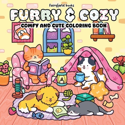 Paperback coloring book by Suhair Awwad featuring cute animal characters and simple designs for relaxation and creative fun.