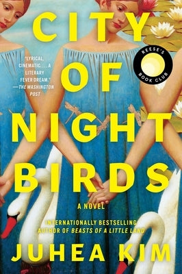 Paperback of "City of Night Birds" by Ecco Press featuring a dark, atmospheric cover with cityscape and bird illustrations.