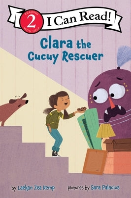 Paperback of Clara the Cucuy Rescuer by HarperCollins featuring colorful cover art with a brave girl and a friendly monster.