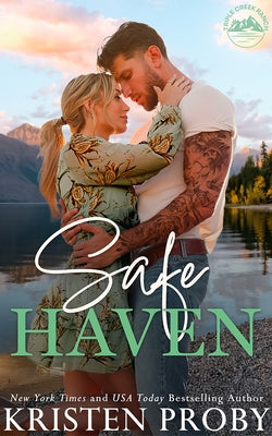 Montlake Safe Haven paperback book cover, featuring calming design and title text on a soft-colored background.