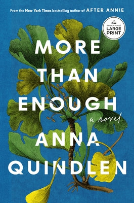 Paperback of "More Than Enough" by Random House Large Print Publishing, featuring the book cover with title and author details.