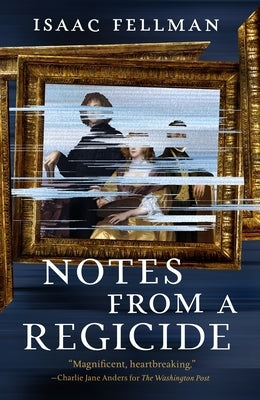 Paperback of "Notes from a Regicide" by Tor Books, featuring the book cover with dark and intricate artwork.