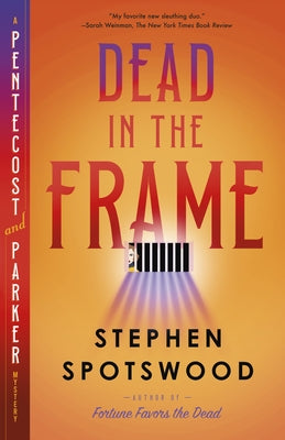 Cover of the paperback mystery novel "Dead in the Frame" by Pentecost and Parker, published by Vintage Crime/Black Lizard.