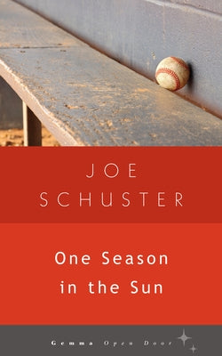 Paperback of "One Season in the Sun" by Gemma Open Door, showing the book cover with colorful sunset artwork.