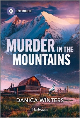 Mass market paperbound of Murder in the Mountains by Harlequin Intrigue, featuring a mysterious mountain landscape on the cover.
