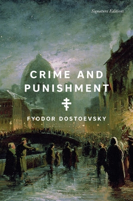 Paperback of Crime and Punishment by Union Square & Co., showing the book cover with Russian literature artwork.