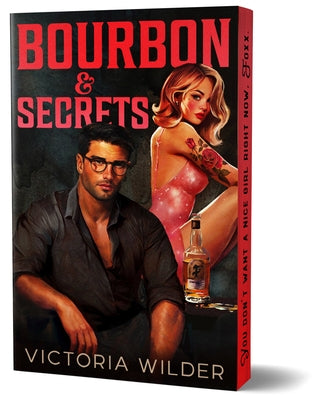 Deluxe edition paperback of "Bourbon & Secrets" by Bloom Books, featuring a colorful cover with elegant design elements.