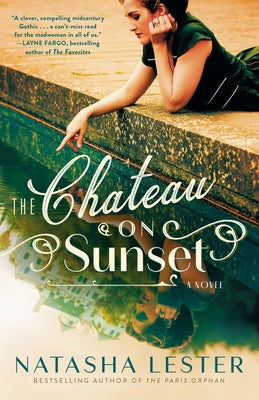 Paperback copy of The Chateau on Sunset by Ballantine Books, showing the book cover with title and author details.
