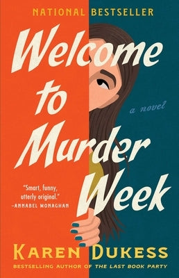 Paperback of Welcome to Murder Week by Gallery/Scout Press featuring a book cover with dark, mysterious artwork.