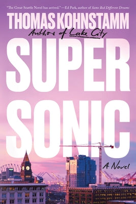 Paperback book titled "Supersonic" by Counterpoint LLC, featuring a cover image with vibrant artwork and bold typography.