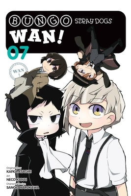 Paperback of Bungo Stray Dogs: Wan! Volume 7 by Yen Press featuring colorful manga cover art with characters from the series.