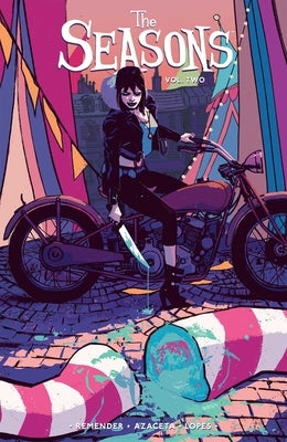 Paperback of The Seasons Volume 2 comic book by Image Comics, featuring colorful cover art and title text.