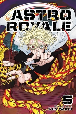 Astro Royale Vol. 5 paperback manga by Viz Media featuring colorful cover art and character illustrations.