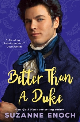 Paperback of "Better Than a Duke" by Bramble, showing the book cover with elegant typography and floral design elements.