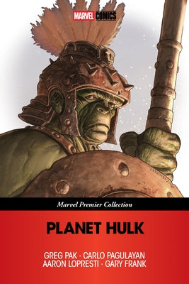 Marvel Universe Planet Hulk paperback from the Marvel Premier Collection, featuring the iconic green Hulk character on the cover.