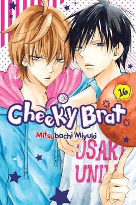 Paperback of Cheeky Brat, Vol. 16 manga by Yen Press, showing colorful cover art with Japanese characters and volume number.