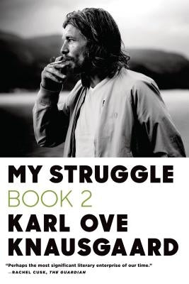 Paperback of "My Struggle: Book 2" by Farrar, Straus and Giroux, showing the book cover with title and author details.
