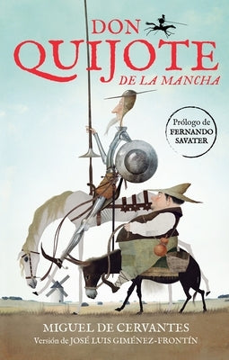 Paperback edition of Don Quijote de la Mancha by Alfaguara Infantil, showing the book cover with classic artwork.