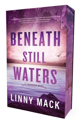 Paperback of Beneath Still Waters by Page & Vine, showing the book cover with a tranquil water scene and title text.