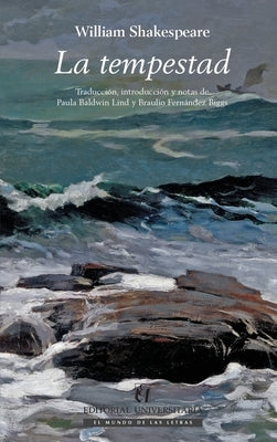 Paperback of "La Tempestad" by Editorial Universitaria de Chile, featuring the book cover with title and author details.