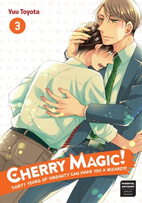 Paperback manga titled Cherry Magic! Thirty Years of Virginity Can Make You a Wizard?! by Square Enix Manga, featuring colorful cover art.