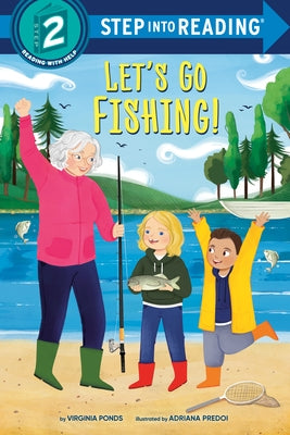 Paperback "Let's Go Fishing!" book by Random House Books for Young Readers, featuring colorful fishing-themed cover illustration.