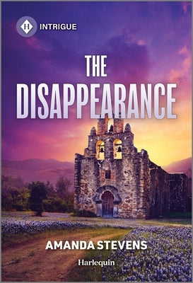 Mass market paperbound of "The Disappearance" by Harlequin Intrigue, featuring a mysterious cover design with shadowy figures.