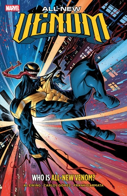 Paperback Marvel Universe All-New Venom comic book featuring Venom character on the cover.