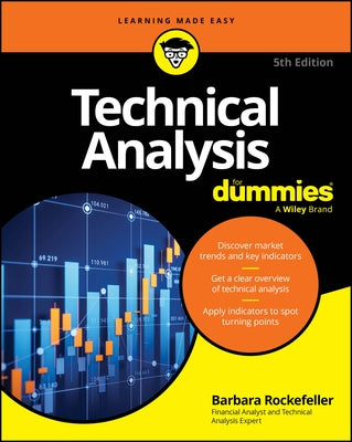 Paperback of Technical Analysis for Dummies by For Dummies, featuring a cover with charts and graphs related to stock market analysis.
