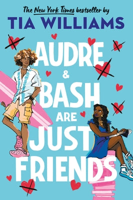 Paperback of "Are Just Friends" by Audre & Bash, published by Little, Brown Books for Young Readers, showing the book cover.