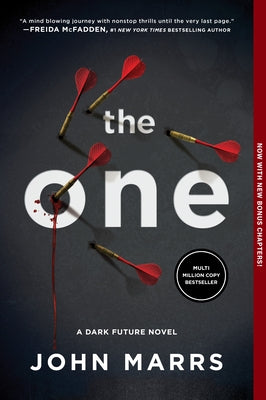 Paperback of The One (Expanded Edition): A Dark Future Novel by Hanover Square Press, featuring a futuristic cityscape cover.