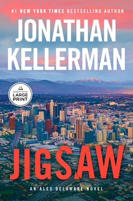 Paperback of "Jigsaw: An Alex Delaware Novel" by Random House Large Print Publishing, showing the book cover with title and author.