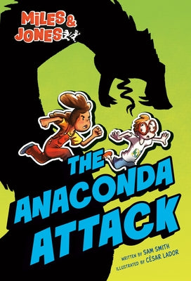 Paperback graphic novel "Miles and Jones #1: The Anaconda Attack" by Random House Graphic, featuring colorful illustrated cover art.