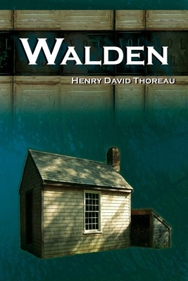 Paperback of Walden by Megalodon Entertainment LLC, featuring a cover image related to Thoreau's life in the woods and transcendentalist themes.
