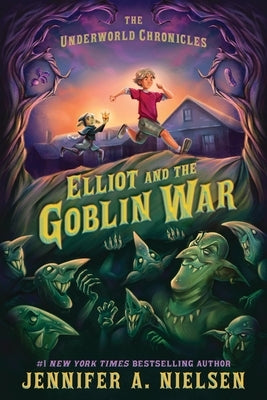 Paperback of "Elliot and the Goblin War" by Sourcebooks Young Readers, showing the book cover with fantasy artwork.