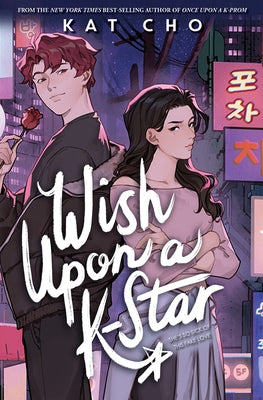 Paperback of Wish Upon a K-Star by Disney Hyperion featuring colorful star-themed cover art.