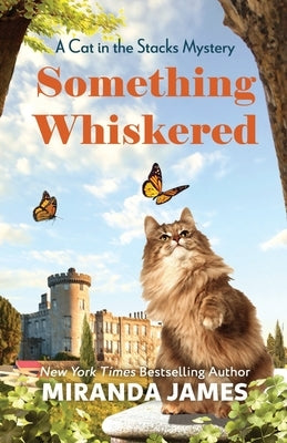 Paperback of "Something Whiskered" by Thorndike Press Large Print featuring a book cover with illustrations and large print text.