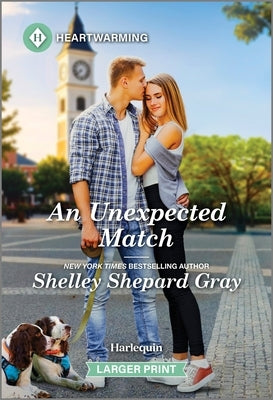 Cover of An Unexpected Match romance novel, a Harlequin Heartwarming mass market paperback with uplifting themes and larger print.