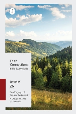 Foundry Publishing Faith Connections Adult Bible Study Guide Winter in paperback, featuring a cover with thematic religious imagery.