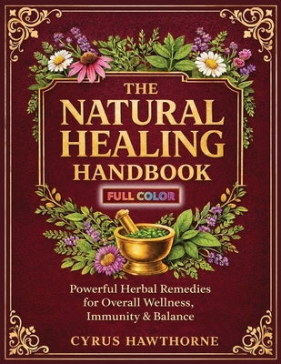 Paperback of The Natural Healing Handbook by Adriano LoMonaco showing the book cover with natural healing symbols.