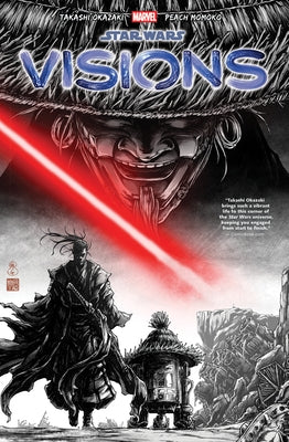 Paperback of Marvel Universe's Star Wars: Visions comic book featuring colorful cover art with characters from the series.
