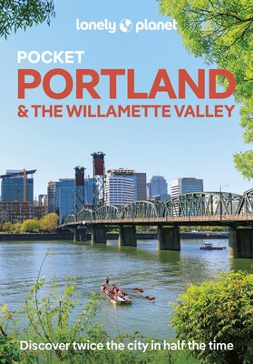 Paperback travel guide for Portland and Willamette Valley by Lonely Planet, featuring city and landscape images.