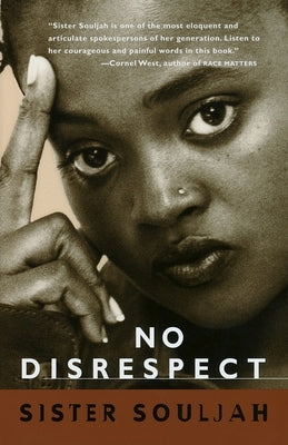 Vintage No Disrespect paperback book cover with bold typography and minimalist design, showcasing the contemporary literary work.